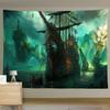 Bedroom Background Cloth Digital Printing Hanging Blanket Dormitory Bed Head Decoration Cloth Living Room Wall Cloth
