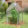 Greenhouse Cold Frame Hothouse, 90 cm x 90 cm x 145 cm, Transparent + Black
