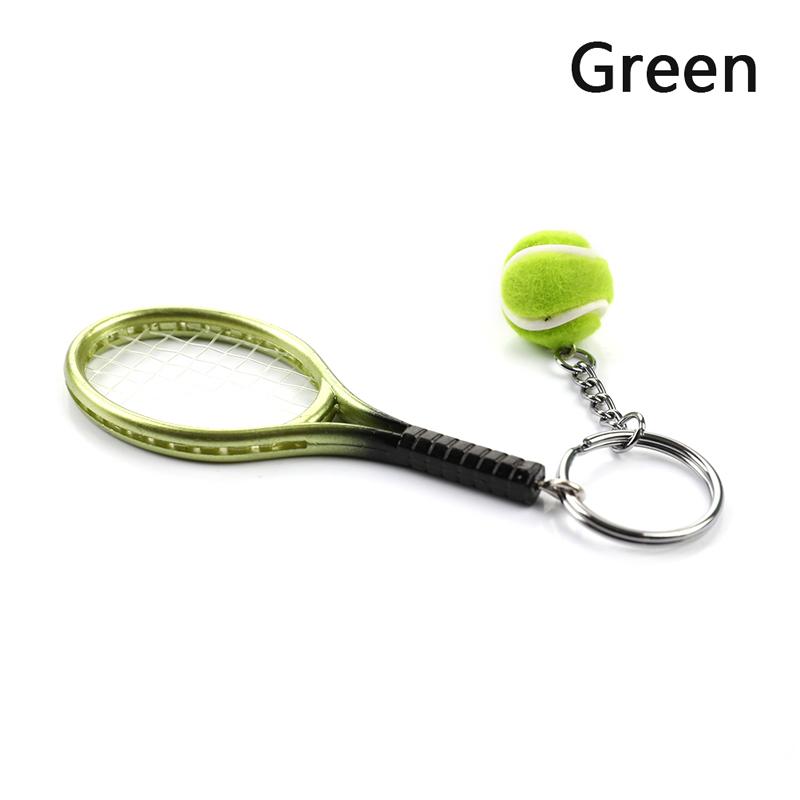 Милая спортивная мини-теннисная ракетка, кулон, брелок для ключей, аксессуары, подарки