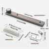 Aluminum Zinc Zinc Alloy Construction Invisible Installation Bookshelves  Silent Rotating Track