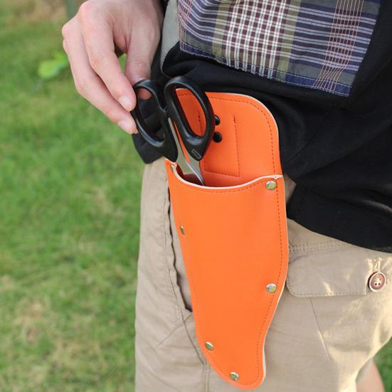Кобура для садовых ножниц Чехол для садового секатора Искусственная кожа Защитный чехол Ножны, совместимые с ремнем, для секатора, плоскогубцев, ножниц