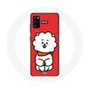 Case for Samsung Galaxy S20 BTS Bangtan Boys BT21 RJ Jin Red Background