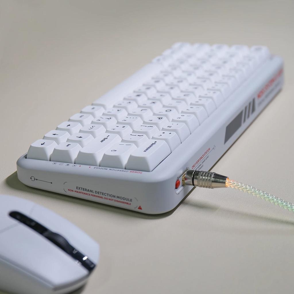 XDA Profile Keycaps Thick PBT Dye Sublimation for 135Keys Mechanical Keyboard Minimalist White Keycap Set