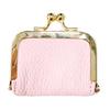 Ladies Mini Coin Purse Genuine Leather Wallet Solid Color Kiss Lock Change Pouch Small Storage Bag for Jewelry Keys