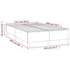 Box Spring Bed Frame Dark Grey 120 x 200 cm Velvet