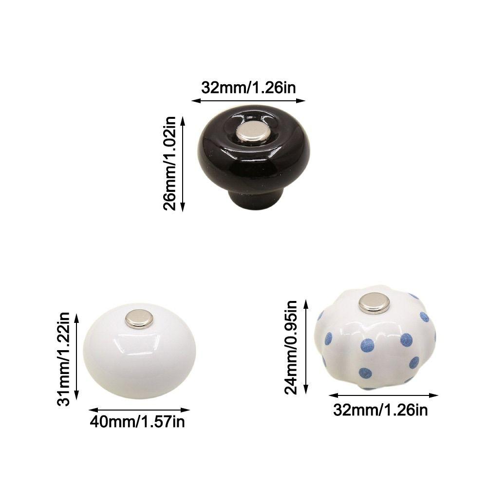 Пасторальный шкаф дверная ручка тыква мебельная ручка новая керамическая ручка