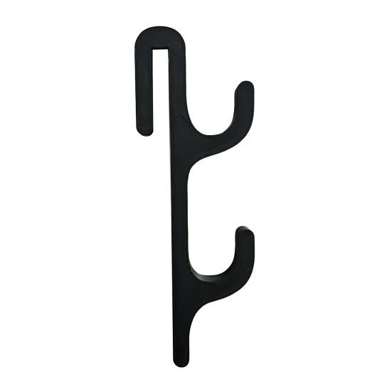 Yousheng Крючок для душевой двери без сверления, защита от царапин, универсальный размер, вешалка для ванной, легкая установка, органайзер для ванной