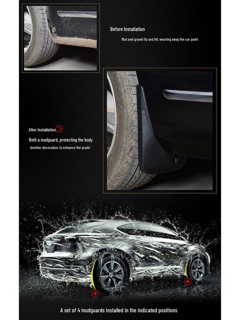 Changan UNI-V Sport Edition Tire Mudguards - Car Modification Accessories