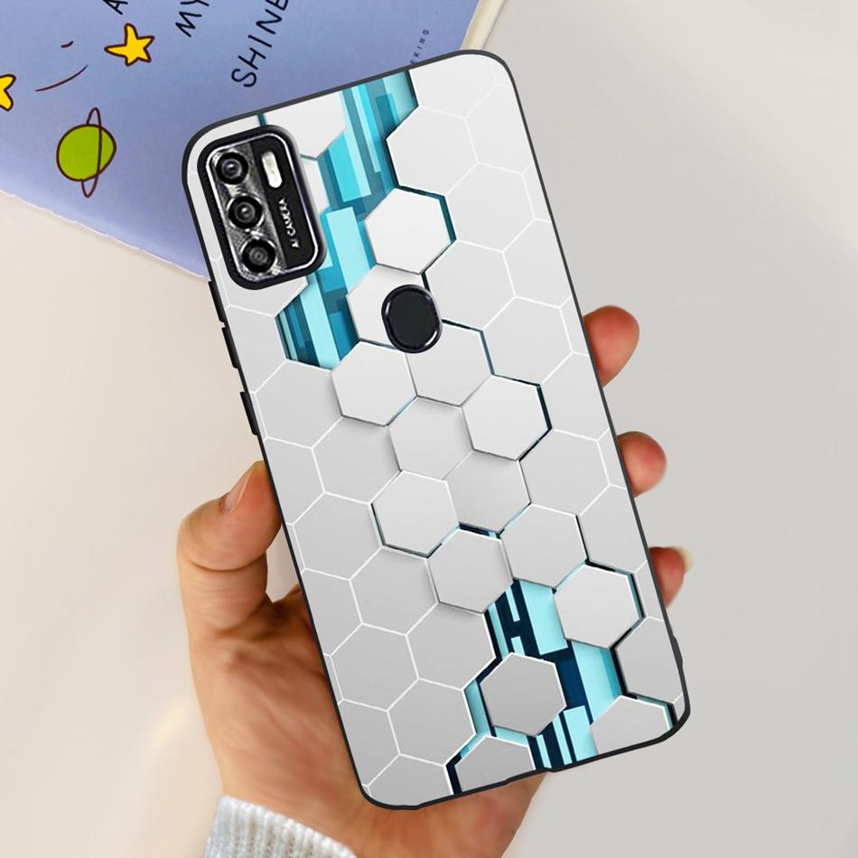 Для ZTE Blade A7s 2020 Чехол Zte A7020 Blade A7s 2020 Модный Крутой Рисунок Черный Силиконовый Мягкий Чехлы для Телефона