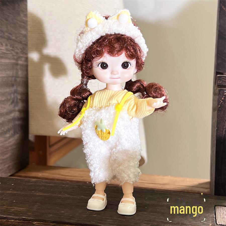 8-дюймовый комплект одежды и макияжа для куклы BJD Princess — идеальный подарок на день рождения для девочек