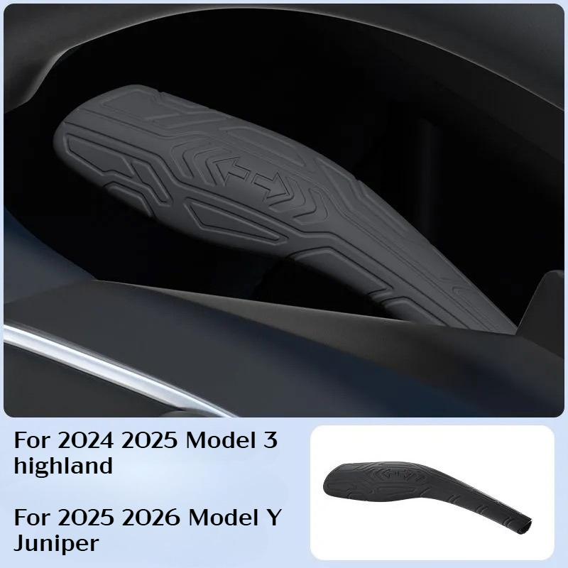 For Tesla Model Y Juniper 2025 2026 Model 3 Highland Gear Shift Lever Protective Sleeve Shifter Shell Shift Knob Silicone Cover