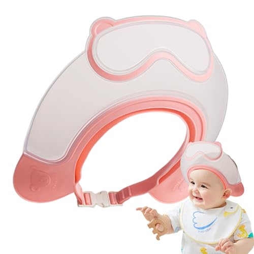 Baby Shower Cap Waterproof Adjustable Bath Hat for Toddlers Kids Hair Washing