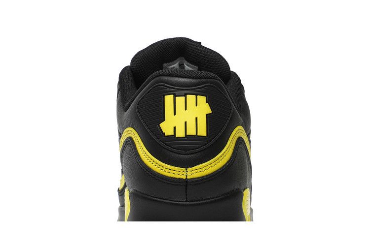 Мужские кроссовки Nike Air Max 90 Undefeated Черный Оптический Желтый Черный/Оптический Желтый