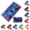 Motorcycle Face Mask Neck Gaiter Geometric Design Women Men Multi Use Cycling Bandana Runing Riding Headband