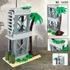 MOC Military Series Watchman Watchtower Scene Building Block Toys