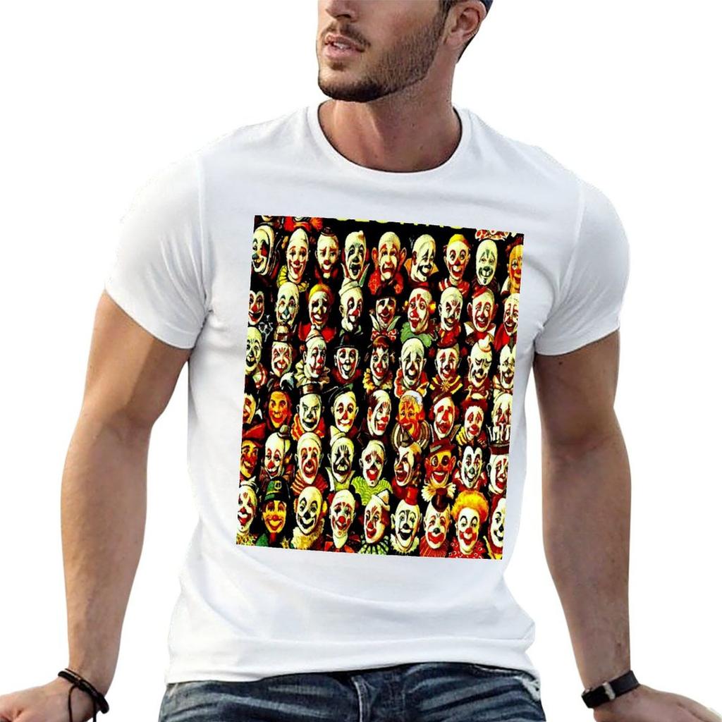 Clown Congress Vintage Circus Advertising Print TShirt Street Art Print Tee Shirt