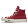 1970s Chuck Retro Suede High Top Sneakers Unisex Sneakers Red White 166493C