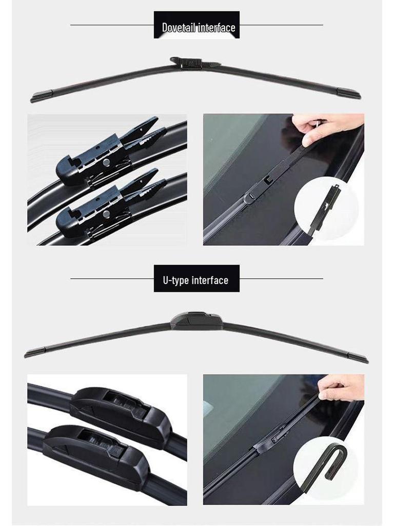 Great Wall Haval H2 Frameless Silent Front and Rear Wiper Blades