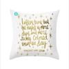 Luxurious Gold Pattern Jeanette Cloth Cushion Cover For Stylish Home Decor