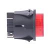 Red Push Button Switch With Light 4 Pins Touch Power Switch 16A 250V Electrical Round Rocker Switch 28*23.2Mm Ps18-16-2