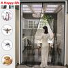 2026 Big Size Mosquito Net Door Curtain Magnets Door Mesh Net Insect Sandfly Netting with Magnets On The Door Mesh Screen Magnets