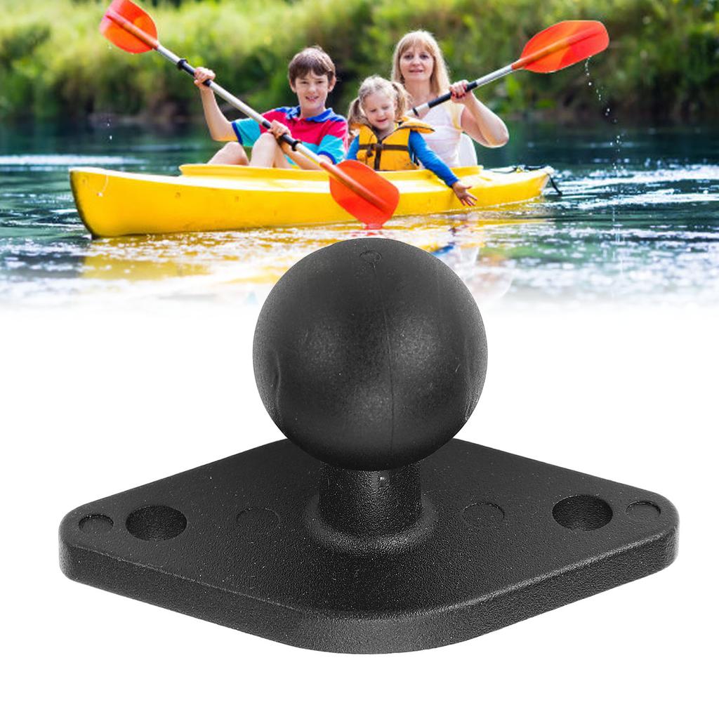 Основание шарового крепления 1 дюйм, монтажная пластина из алюминиевого сплава с отверстиями AMPS, универсальное для шара 1 дюйм размера B, двуплечевой держатель с двойным гнездом