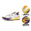 Баскетбольные кроссовки Li Ning City 12 Beng Technology Low Top для детей, белые, желтые, YKBU032-1