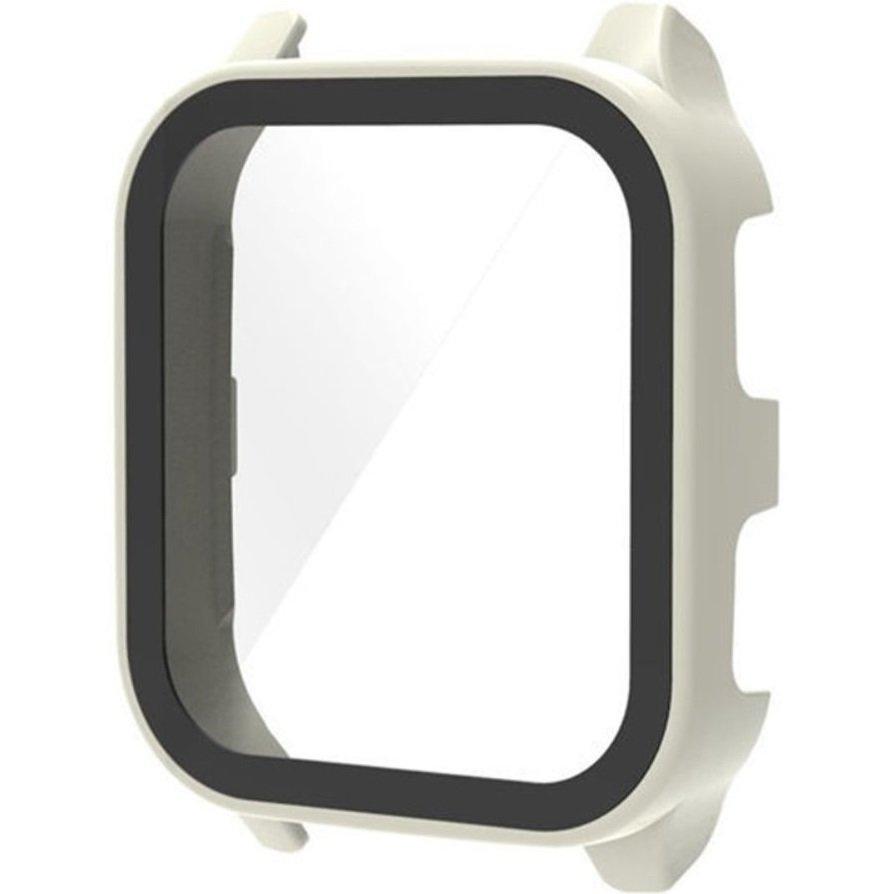 2in1 Case + Tempered Glass for Garmin Venu Sq 2, White