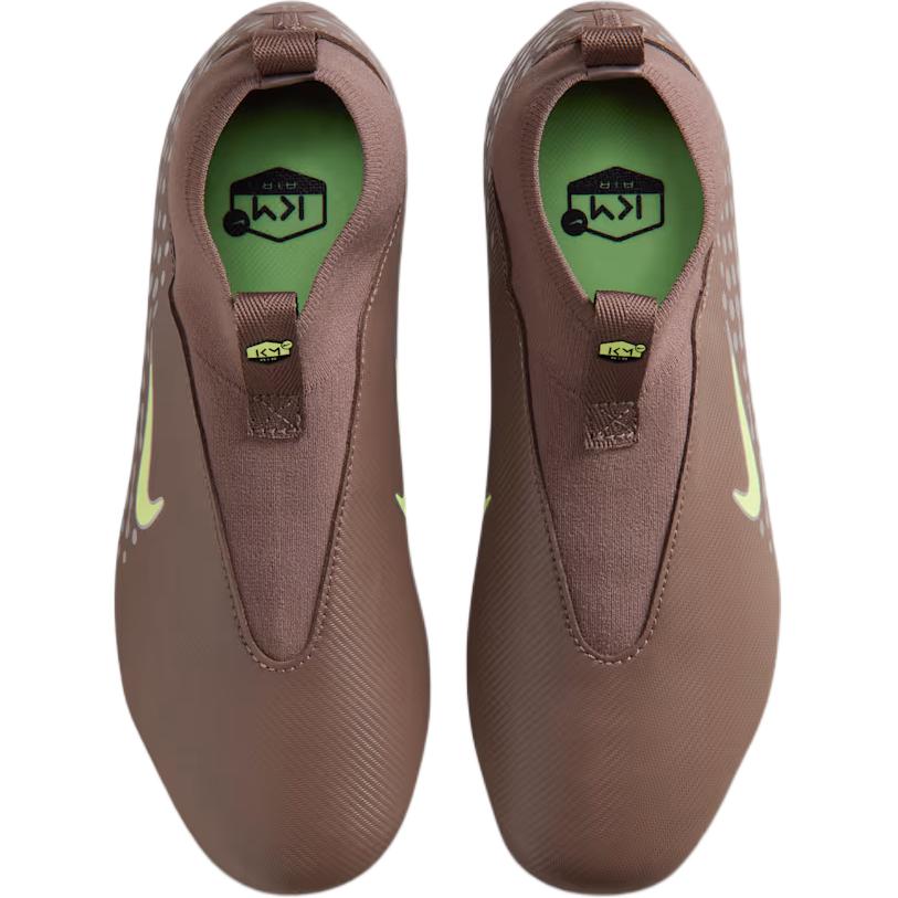 Nike Младший. Футбольные бутсы Mercurial Superfly 10 Academy High MG GS Kylian Mbappé Pack Детские Коричневый Сливовый-Затмение Металлик-Серебристый HF3417-200