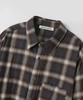MOOD INSIDE Light Flannel Check Overshirt_Smoky Brown