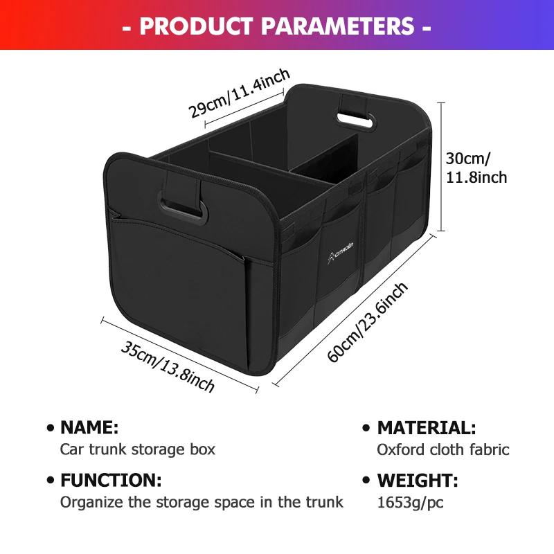 AKK1 Car Trunk Storage Box Oxford Foldable Sundry Organizer Cargo Case For Citroen C4 C3 C5 C1 C2 C6 C4L DS3 DS4 Berlingo Picasso