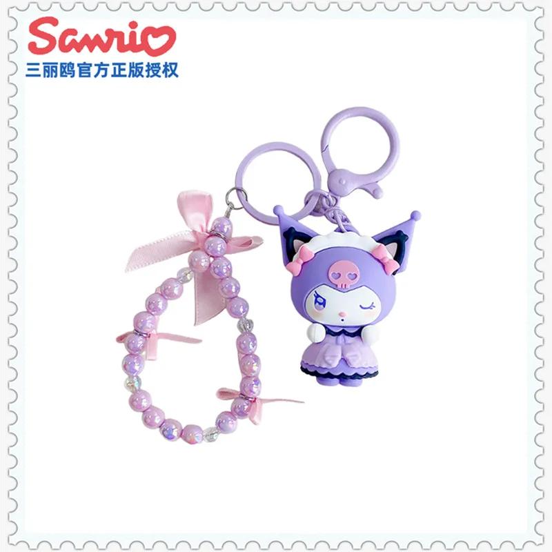 Sanrio Hello Kitty Кавайная Коллекция Маленький Ангел Линия Cinnamoroll Анимационный Дизайн Анимационная Мерчендайз Фигурка Брелок Подвеска Рюкзак Украшение