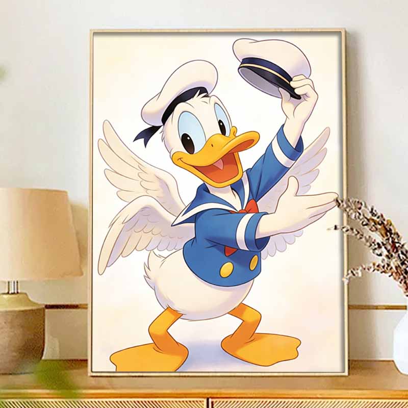 Disney Donald Duck Diamond Paint Painting Art Kit Handmade DIY5D Home Decor Gift