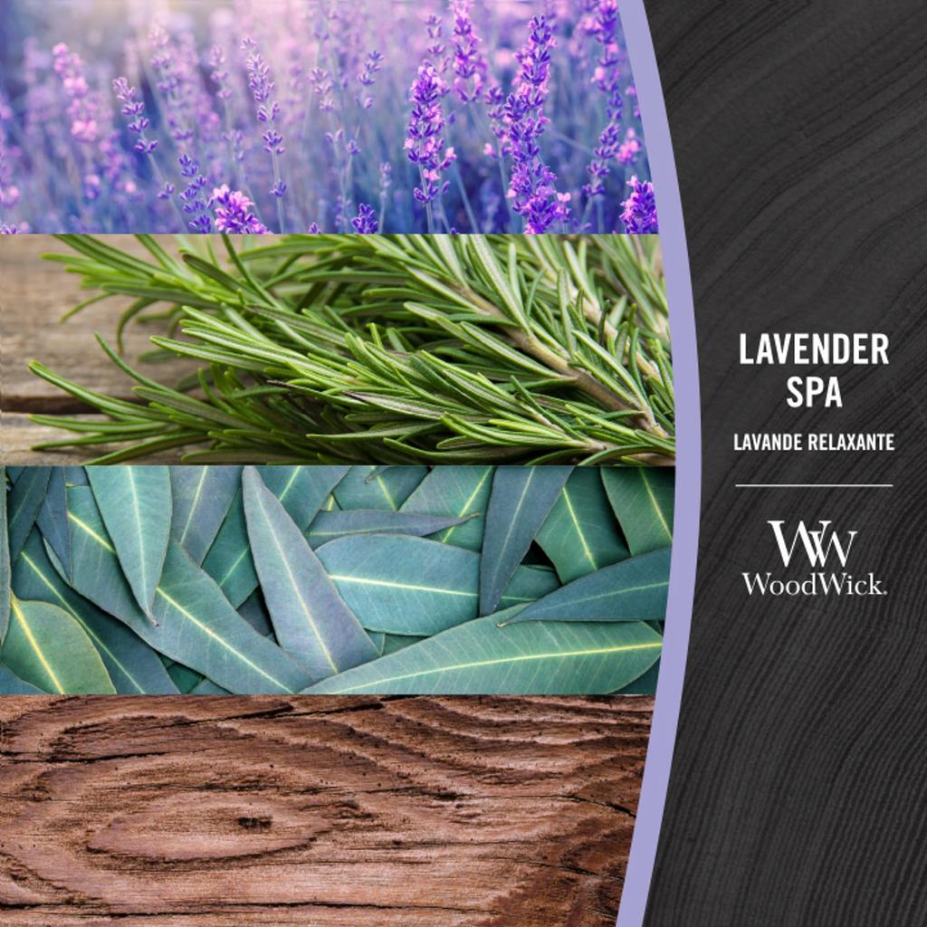 WoodWick JARS Банка, Средний Размер, Ароматическая свеча Aroma Candle Lavender Spa [Параллельный импорт]