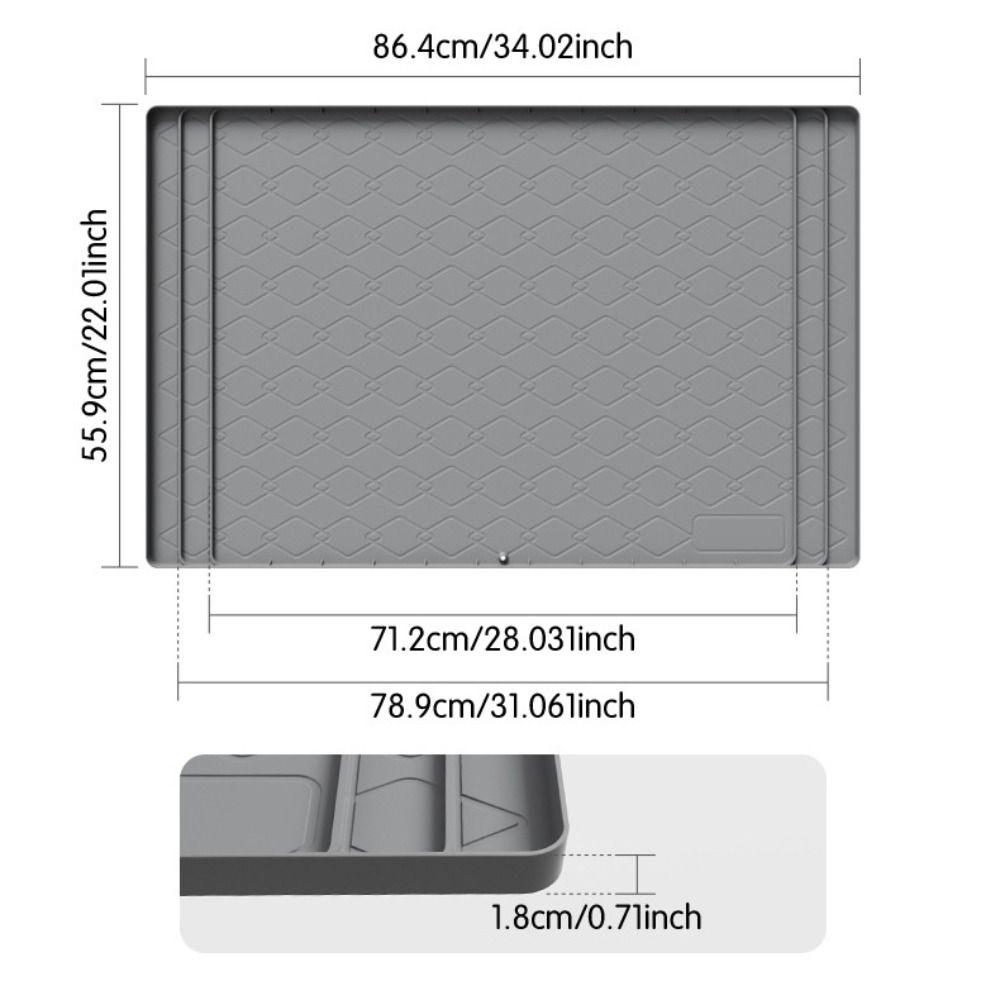 Rectangle Cabinet Protectors Liner Anti-fouling Kitchen Waterproof Mat Tableware