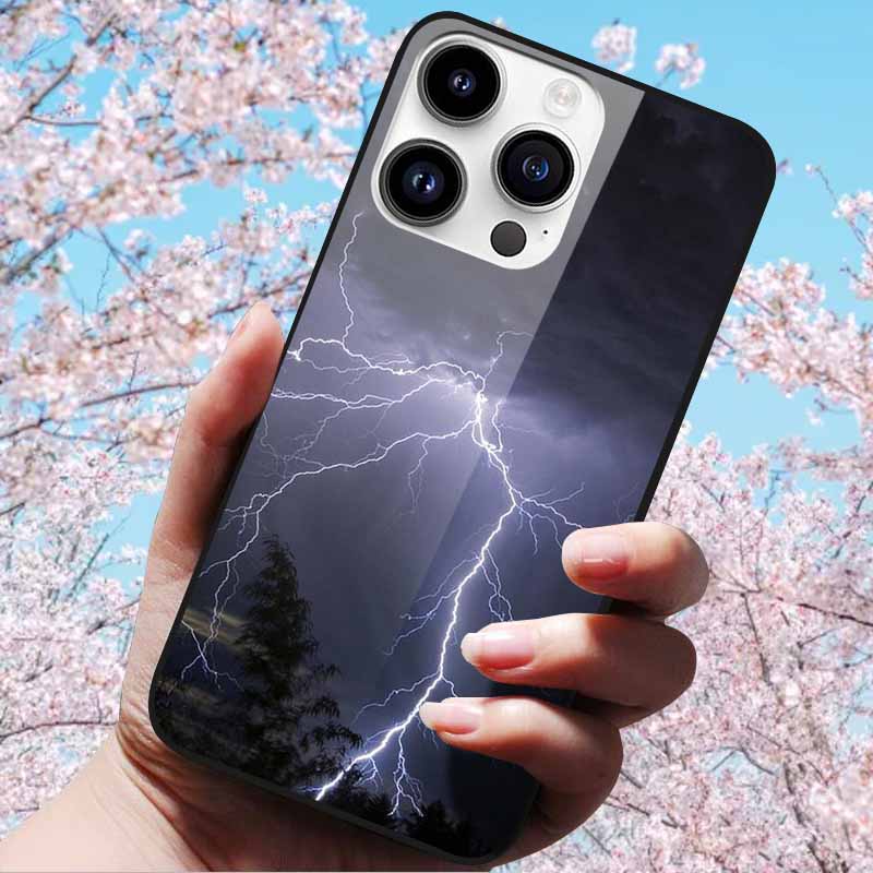 For iPhone 16 Pro Max Case Tempered Glass Hard Fashion Cover Soft Bumper for iPhone 16 Pro Phone Shell Capa iPhone 16 Plus Cases