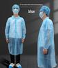 Одноразовый нетканый лабораторный и кухонный халат - Пыленепроницаемый, Утолщенный Белый