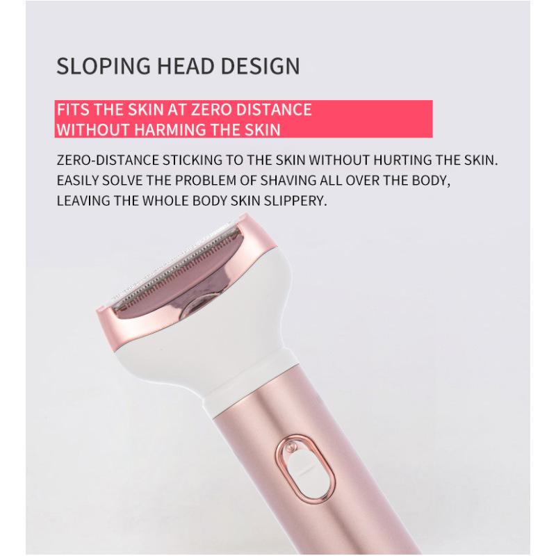 Многофункциональный электрический эпилятор, женский набор для бритья всего тела, триммер для волос в носу, нож для бровей, USB перезаряжаемая бритва
