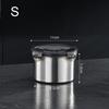 Герметичные банки из нержавеющей стали 500/900/1400 мл для хранения продуктов, коробки для хранения круп, ланч-боксы с отделениями и контейнеры для сохранения свежести