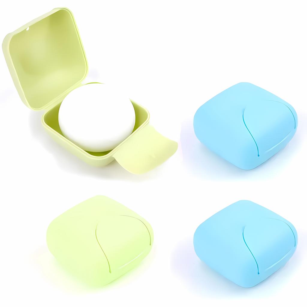 1PC Soap Box, Plastic Portable Storage Box with Lid, Suitable for Travel Racks, Campgrounds, Gyms, Essential Accessories for Bathrooms