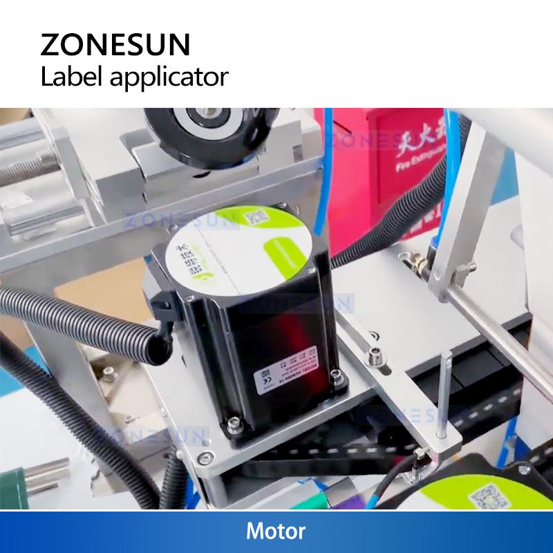 ZONESUN ZS-TB833C Automatic Corner Wrap Label Applicator Label Maker Printer 3-side Box Book Flat Surfaces Sticker Equipment