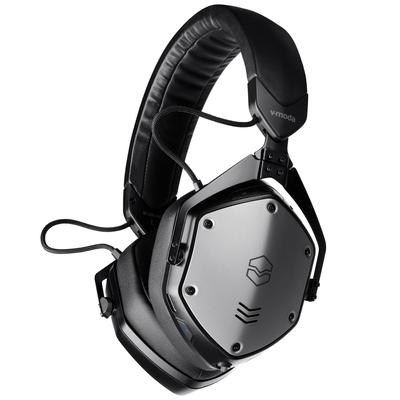 Беспроводные наушники с шумоподавлением ANC Bluetooth aptXHD, проводное подключение, совместимые с микрофоном, черные V-MODA M-200 M200BTA-BK, накладные наушники