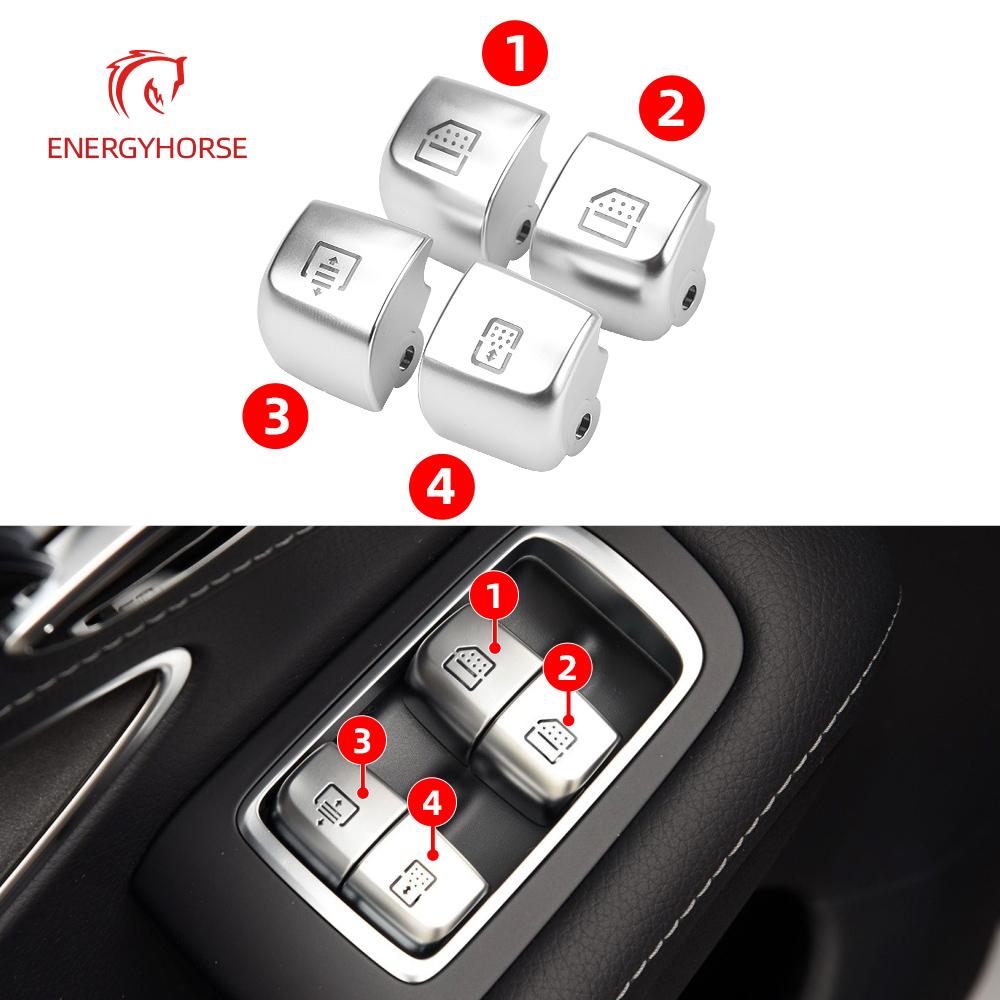 Автомобильный переключатель заднего стекла, ремонтная кнопка, крышка двери автомобиля, стекло, переключатель управления, крышка ключа для Mercedes Benz W222 S Class