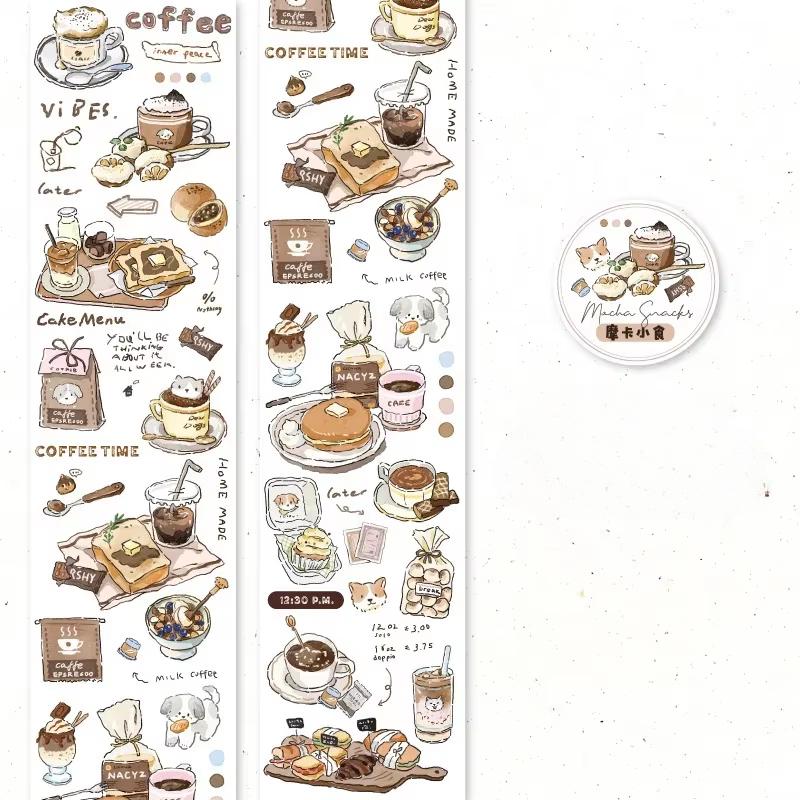 4 Style 1Roll/pack Oil Masking Tape Life Diary for DIY Handbook Phone Case Vintage European Bottoming Collage Party Labels