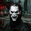 Смешная балаклава для Хэллоуина, Балаклава с принтом черепа, Дышащая сетчатая маска на все лицо, Модный фестивальный подарок для друзей, 3D-печать, Защита от УФ
