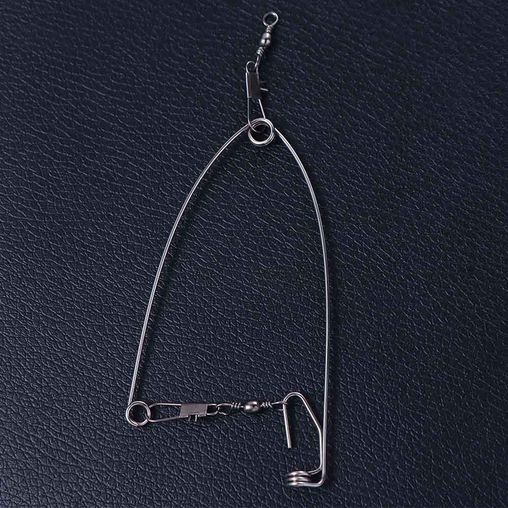 Steel Trigger Spring Hook Automatic Fishing Device Spring Ejection Hook Automatic Fishing Hook