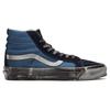 Vans OG Sk8-Hi LX Stressed - Темно-синие кроссовки унисекс Blue Stressed-Navy Stv-Navy VN0A4BVBNGJ