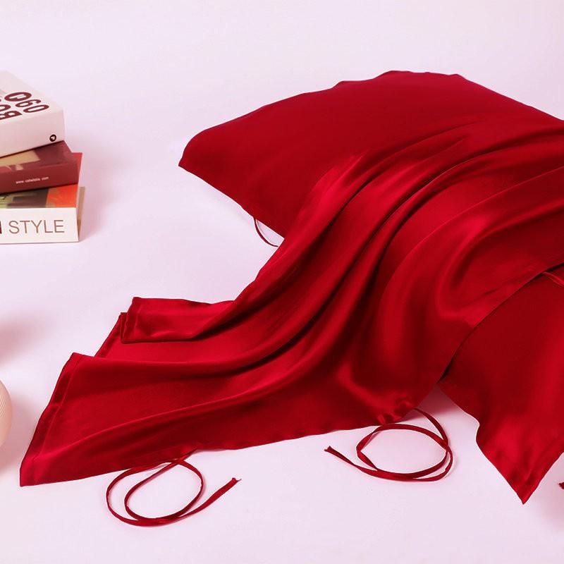 100% Pure Mulberry Silk Pillowcase 16 Momme Single Side Smooth Sleep Cover 52x74cm Modern Minimalist Home Bedding