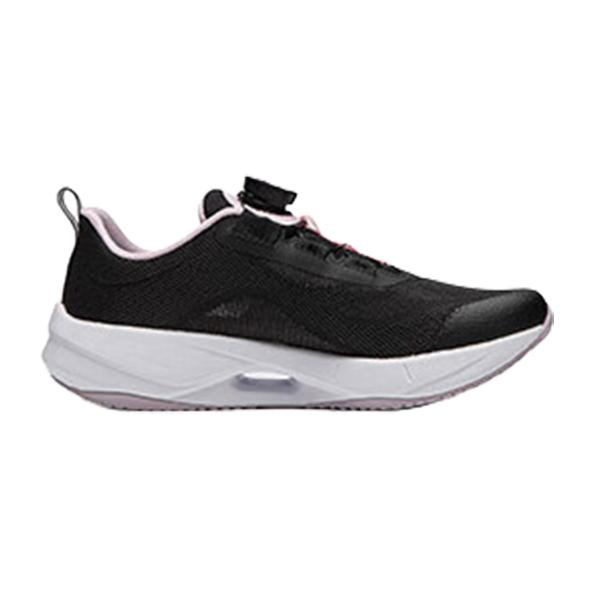 Кроссовки Li Ning Kids Ultra Light 21 с круглым носком, светоотражающие, нескользящие, амортизирующие, низкие, детские, кроссовки, черные, розовые, YKFU012-2