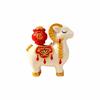 Cute Zodiac Goat Figurine Rotatable Fortune Bag Car Dashboard Ornament  Home Decor